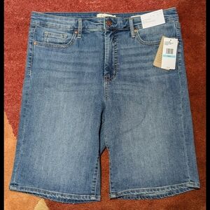 Denim Bermuda Shorts